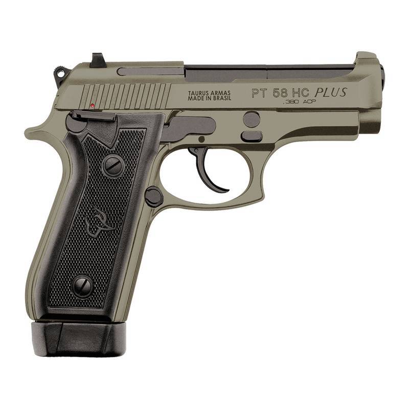 Pistola Taurus PT 58 HC Plus .380 ACP — Cerakote Areia TAURUS 