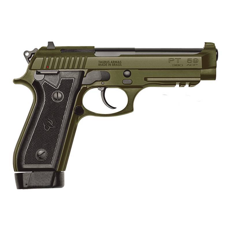 Pistola Taurus PT 59S .380 ACP — Cerakote OD Green TAURUS 
