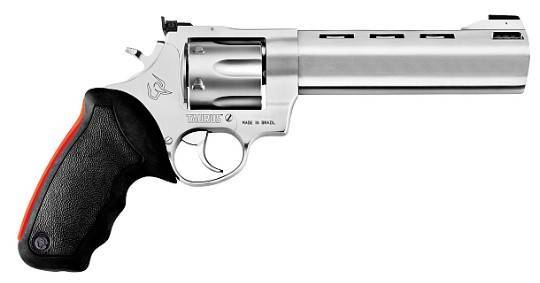Revólver Taurus RT 444 Raging Bull .44 Rem. Magnum — Inox Fosco · Cano 6,5" TAURUS 