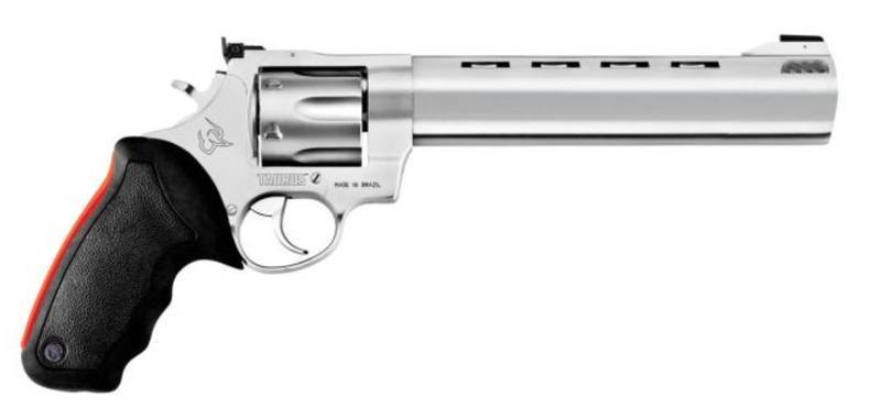 Revólver Taurus RT 444 Raging Bull .44 Rem. Magnum — Inox Fosco · Cano 8,34" TAURUS 