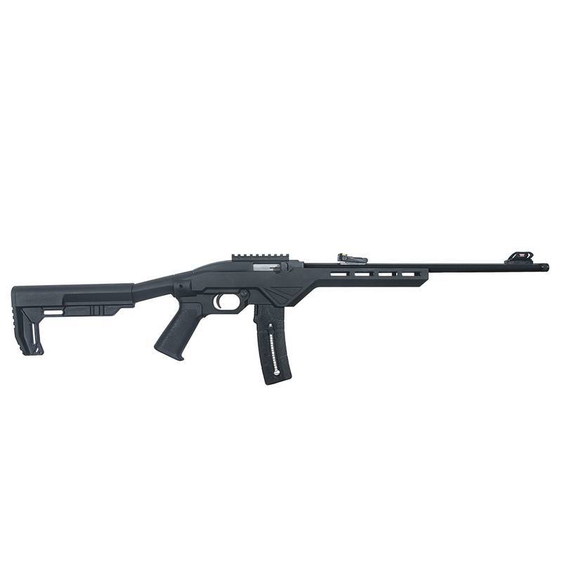 Rifle CBC 7022 Tactical .22 LR — Cano 18" · Oxidado CBC 