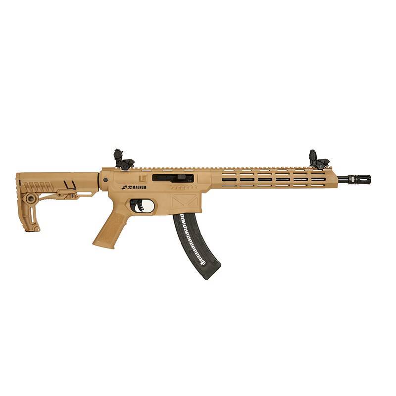 Rifle CBC 7022 Delta .22 WMR — Cano 14,5" · Oxidado CBC 